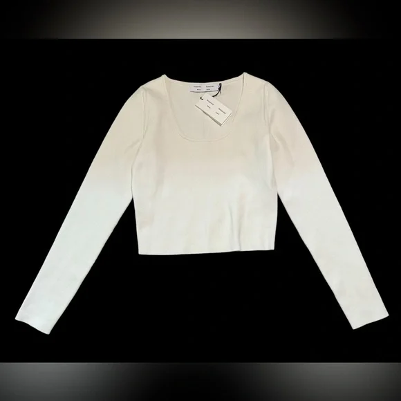 PROENZA SCHOULER***White Knit Scoop Neck Top**Small $350 - Picture 5 of 10